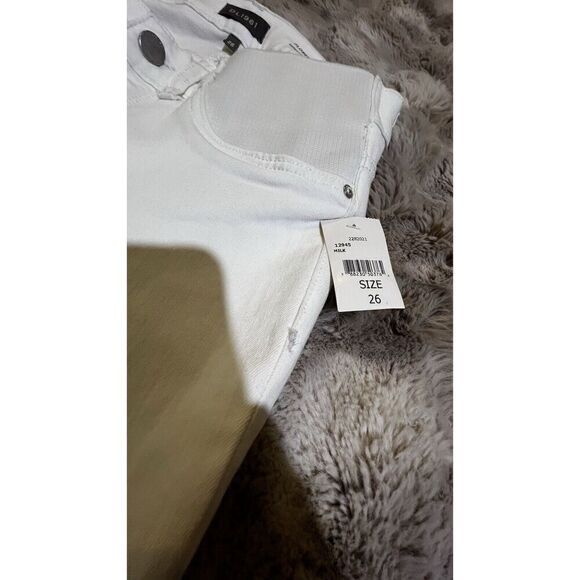 NWT DL1961 Florence Maternity White Cropped Instasculpt Skinny Jeans—$179–Sz 26 - Picture 8 of 16
